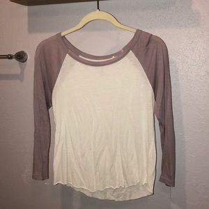 Juniors 3/4 sleeve t-shirt